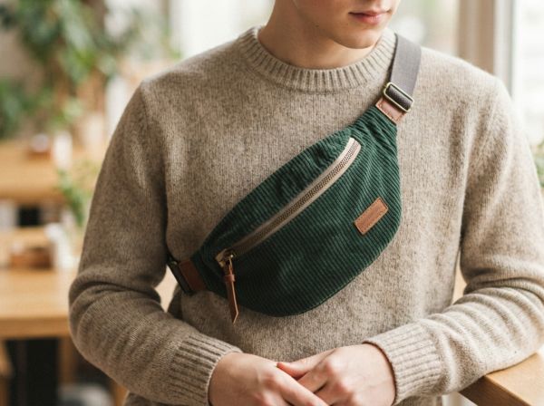 Pourquoi porter un sac banane en velours côtelé ?