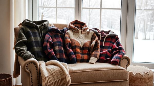 Top sélections de sweats et pulls plaid pour cet hiver